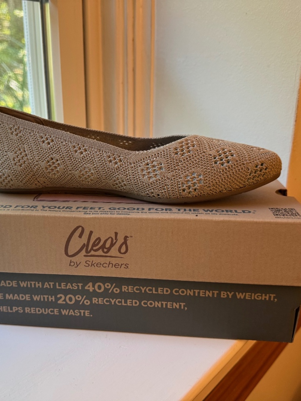 Skechers Cleo 2.0 Knitty Witty flats, NWT, size 9